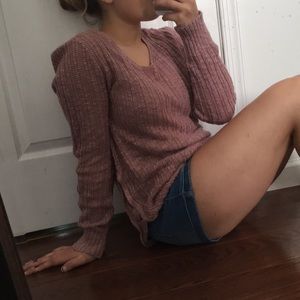 Comfy pink sweater